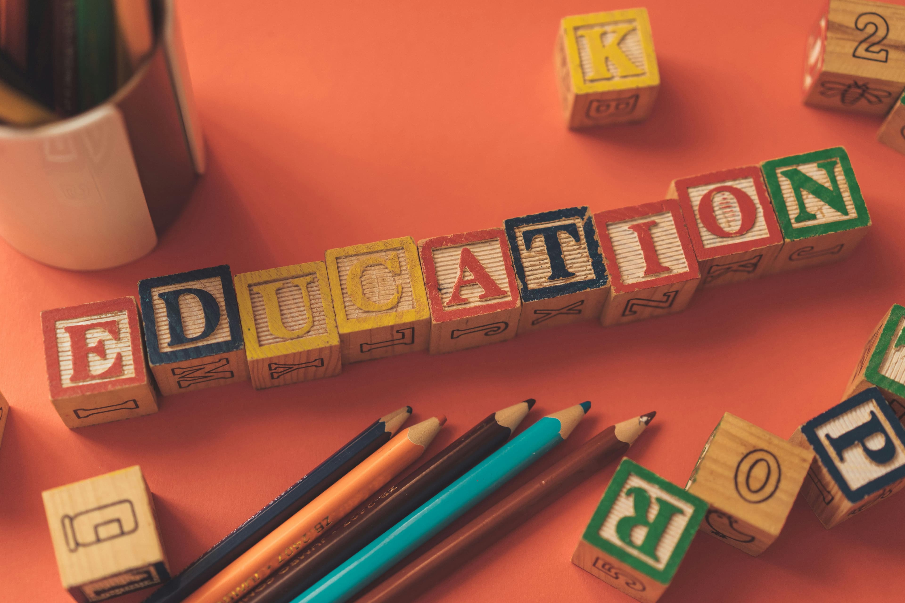 Happy kids learning